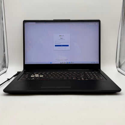 Broken Asus TUF F17 FX706H 17" i5-11260H  16GB RAM 512GB SSD RTX 3050 - Bad Batt