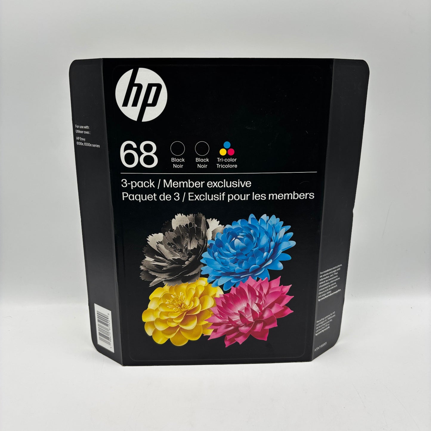 New HP 68 A73VTBN Black/Tri-color Ink Cartridge EXP: 07/2026