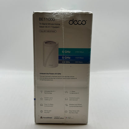 New TP-Link Deco  Tri-Band Whole Home Mesh System BE11000