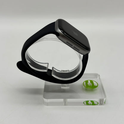 GPS Only Apple Watch Series 11 42MM Silver Aluminum Black Sport Band MEQW4LW/A