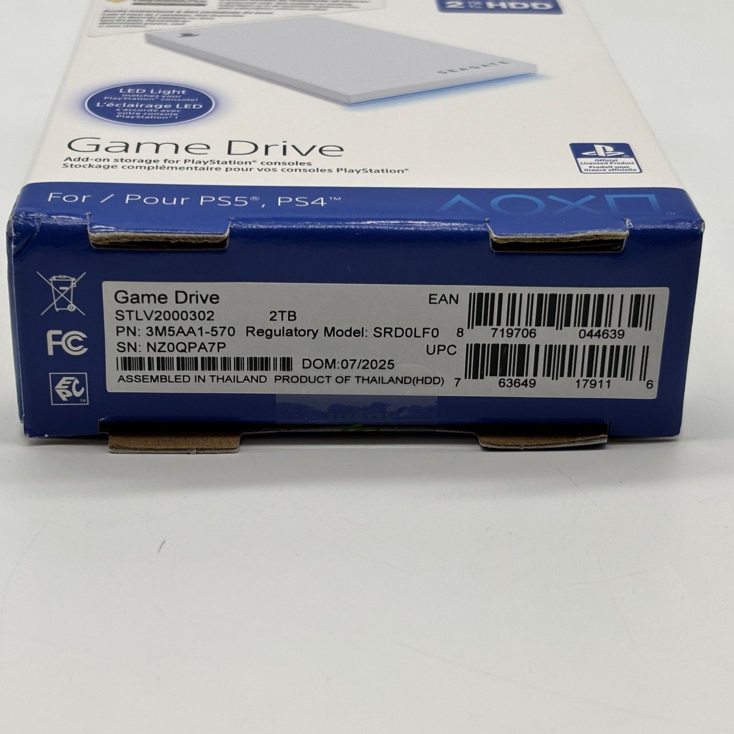 New Seagate 2TB Game Drive SRD0LF0 for PS4/PS5