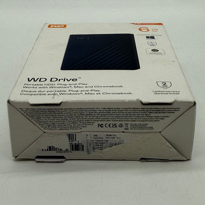 New Western Digital WD Drive 6TB  Portable HDD