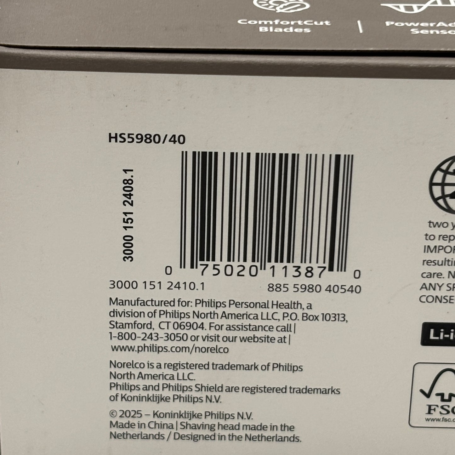 New Philips HeadPro Head Shaver 5000 HS5980/40