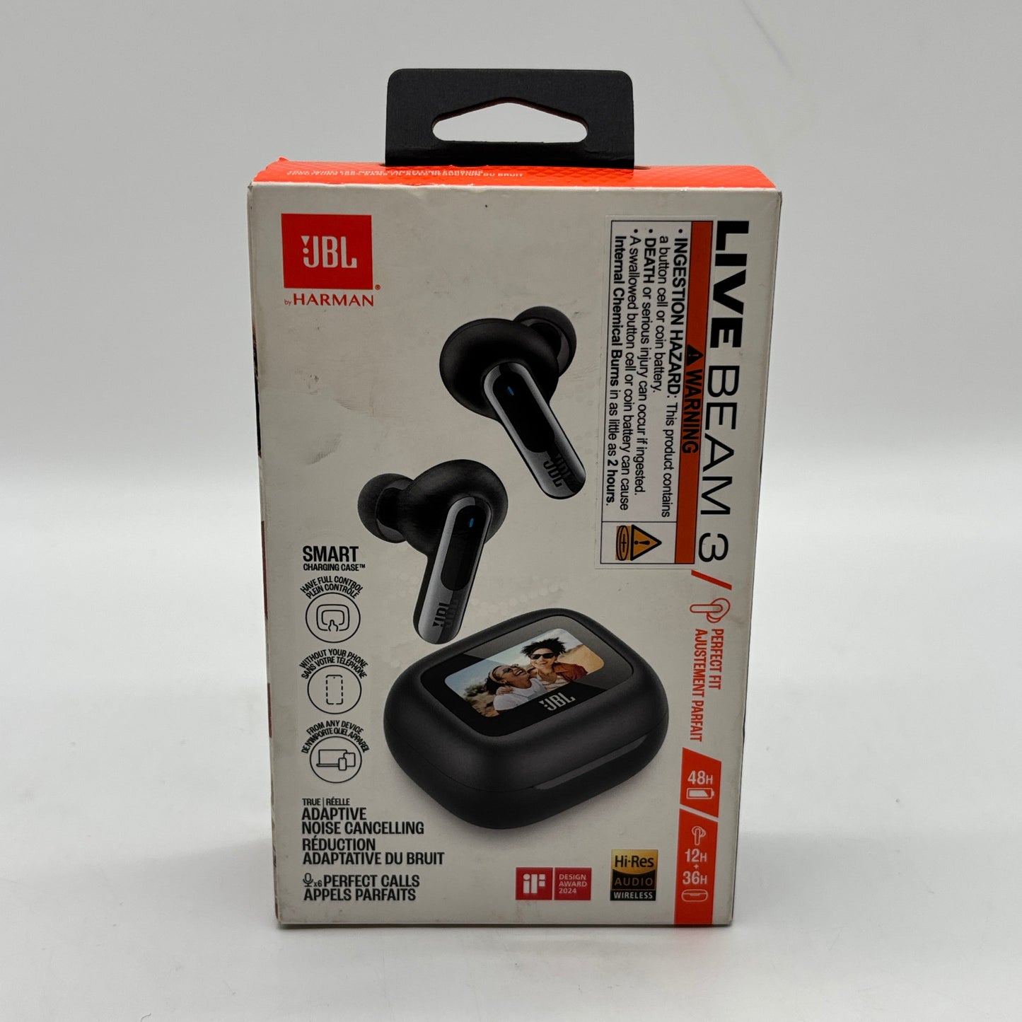 New JBL Live Beam 3 True Wireless Noise Cancelling Earbuds