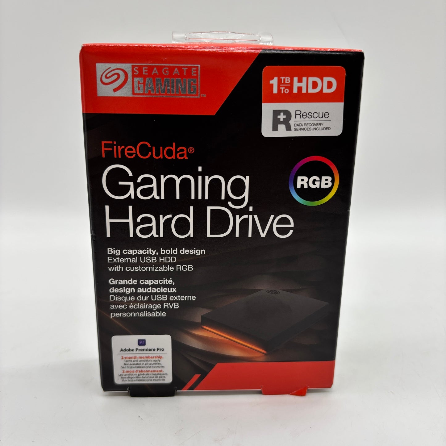 New Seagate 3.5" FireCuda 1TB USB-C HDD SRD0LF0