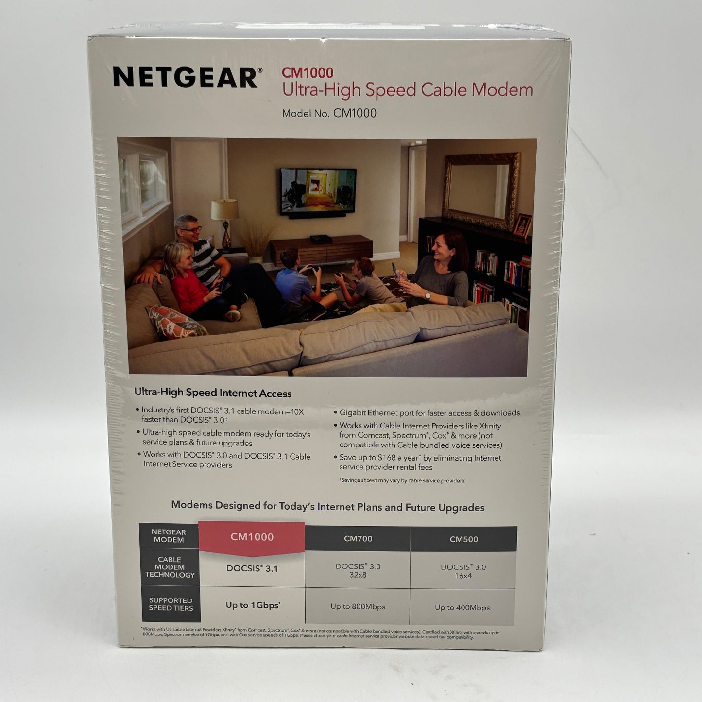 New Netgear CM1000 Ultra-High Speed Cable Modem DOCSIS 3.1