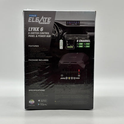 New LYNX 6 Elevate Series S 6Switch Control Panel & Power Hub BLELED50