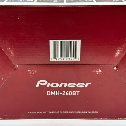 New Pioneer DMH-260BT Wireless RDS AV Receiver