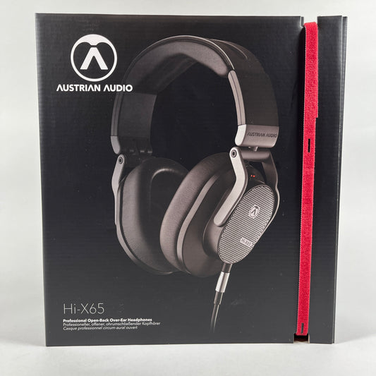 New Austrian Audio Hi-X65 Wired Over-Ear Headphones Black