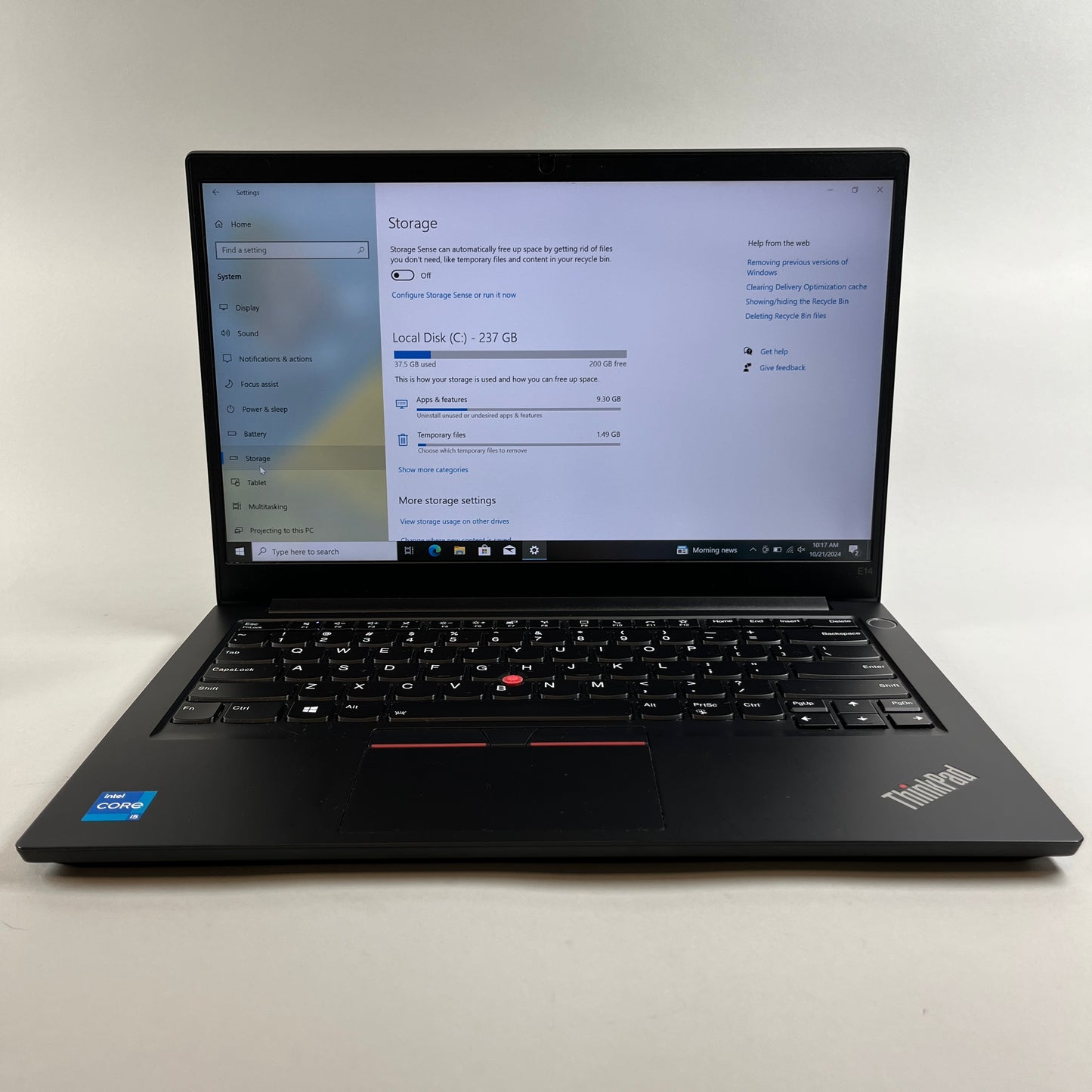 Lenovo ThinkPad E14 Gen 2 14" i5-1135G7 2.4GHz 16GB RAM 256GB SSD