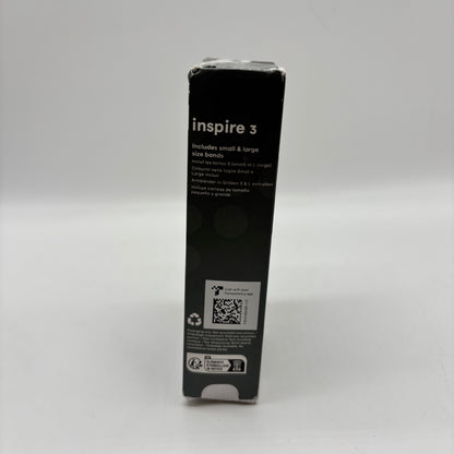 New Fitbit Inspire 3 Health + Fitness Tracker FB424BKBK-US