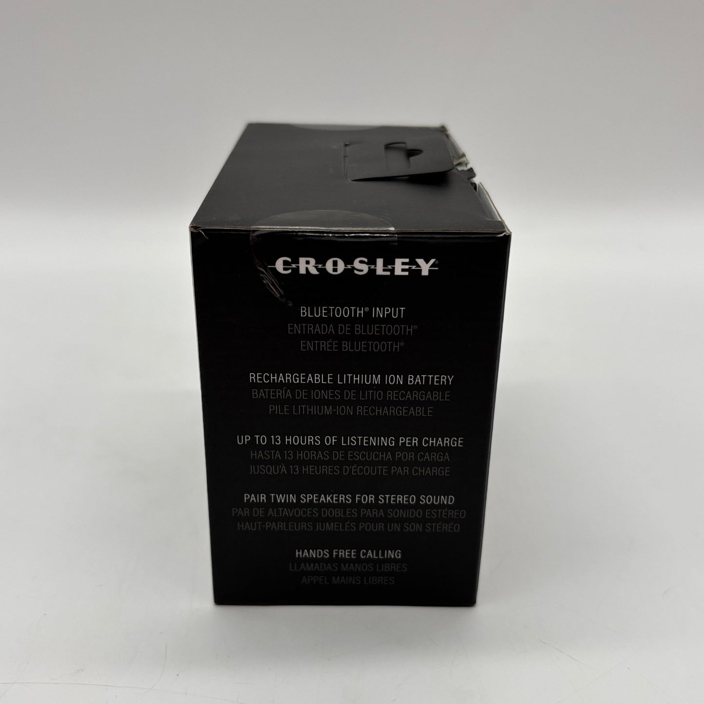 New Crosley Piper Portable Bluetooth Speaker White CR3044A-WH