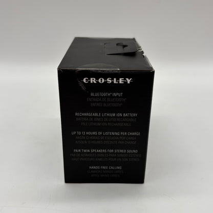 New Crosley Piper Portable Bluetooth Speaker White CR3044A-WH