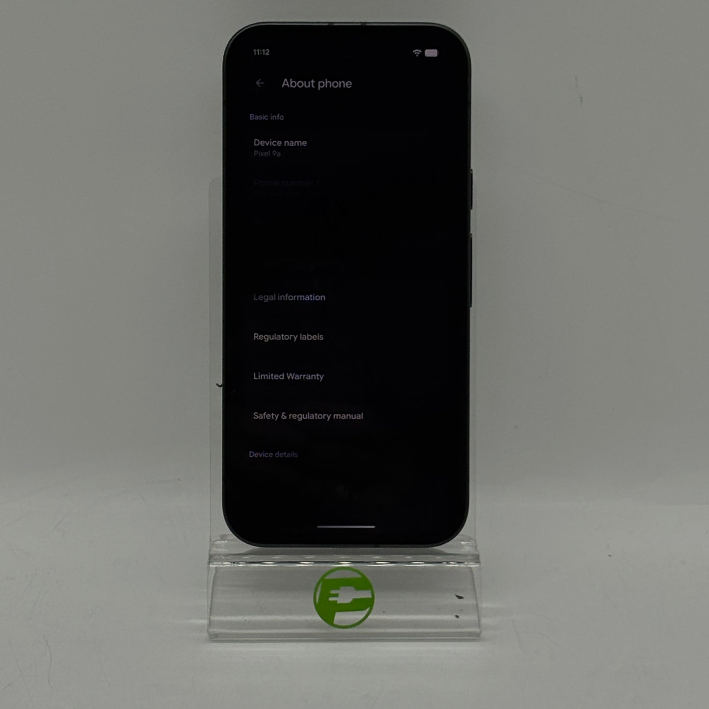 Factory Unlocked Google Pixel 9A 128GB Obsidian  GA05769-US