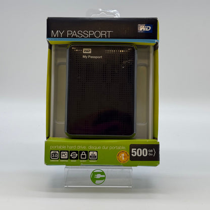 New WD My Passport Portable Hard Drive WDBKXH5000ABK-NESN