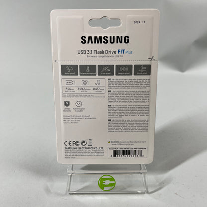 New Samsung FIT Plus USB 3.1 Flash Drive 128GB MUF-128AB