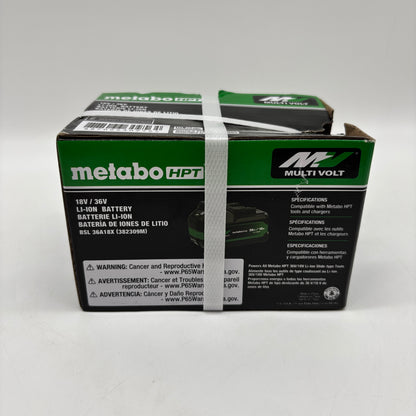 New Metabo BSL 36A18X 18v/36v Li-Ion Battery
