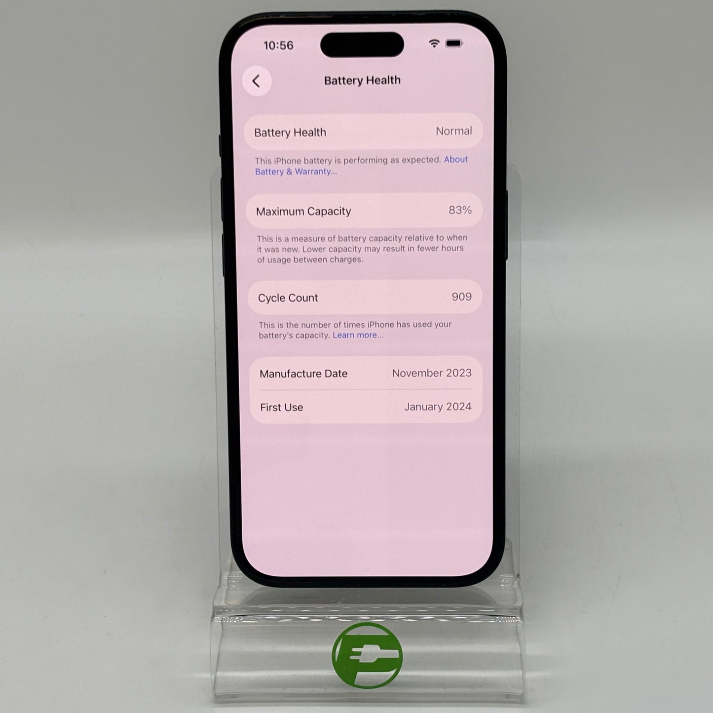 Unlocked Apple iPhone 15 128GB 26.2 Black MTLV3LL/A