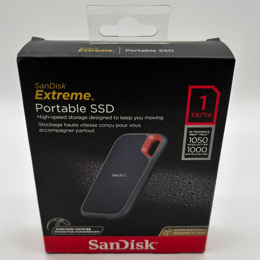 New SanDisk Extreme 1TB Portable SSD SDSSDE61-1T00-G25