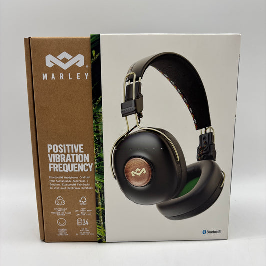 House of Marley Positive Vibration Frequency Wireless Over-Ear Headphones Rasta