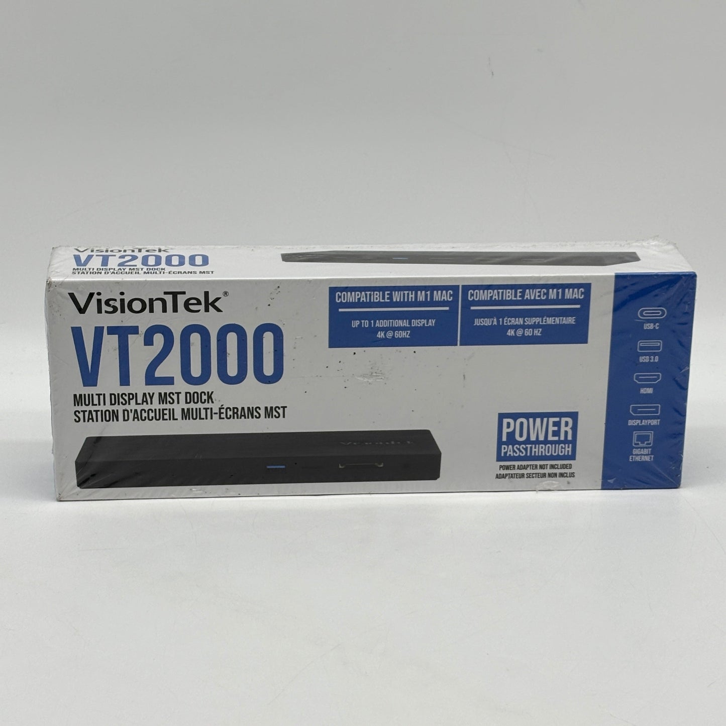New VisionTek VT2000 Multi Display MST USB-C Docking Station 901284