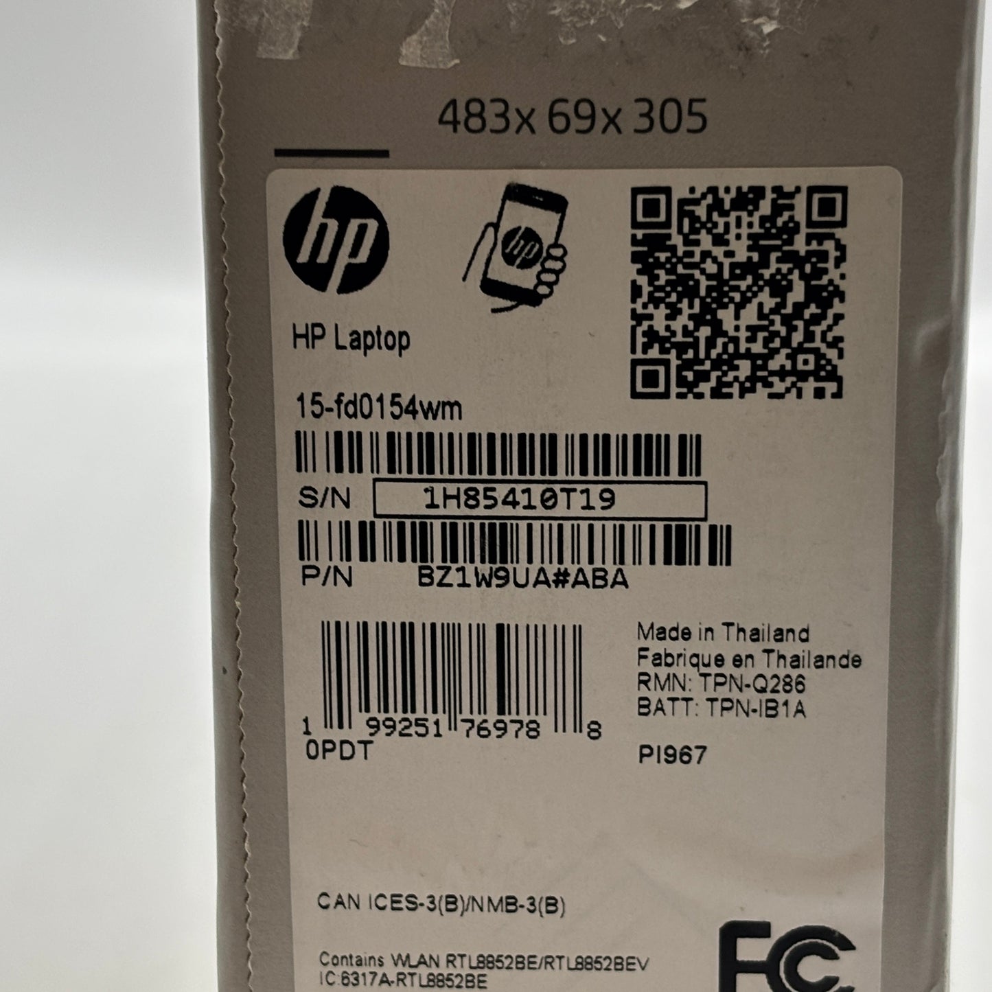 New HP Laptop 15-FD0154WM 15.6" i5-1334U 4.6GHz 8GB RAM 512GB SSD