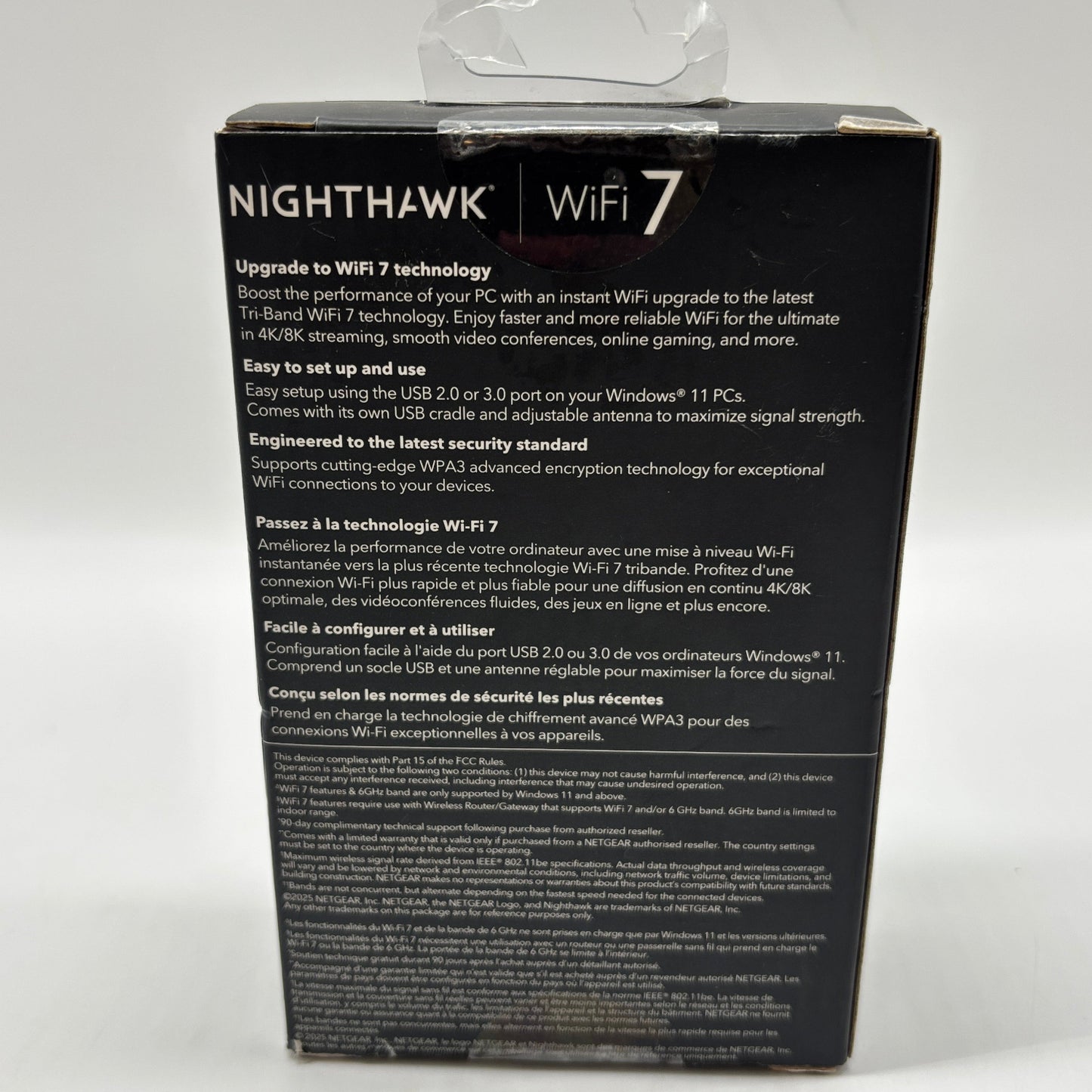 New Netgear Nighthawk A9000 WiFi 7 WiFi USB Adapter  A9000-100PAS