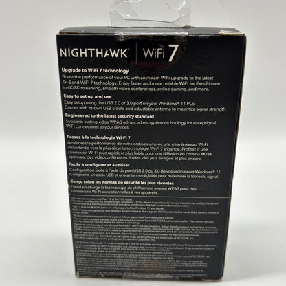 New Netgear Nighthawk A9000 WiFi 7 WiFi USB Adapter  A9000-100PAS