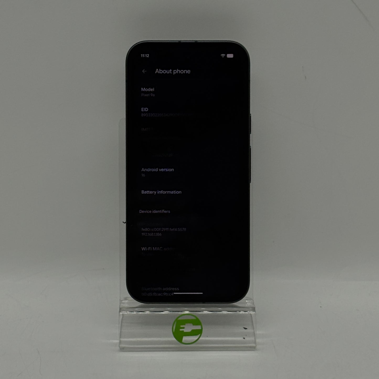 Factory Unlocked Google Pixel 9A 128GB Obsidian  GA05769-US