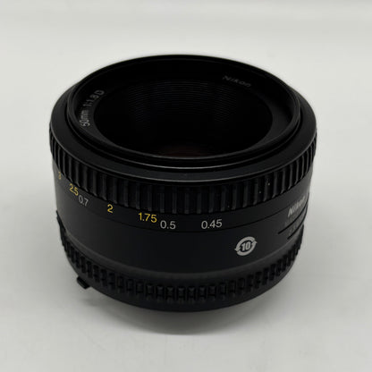Nikon AF NIKKOR 50mm f/1.8 1:1.8 D Camera Lens