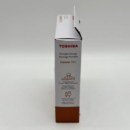New Toshiba Canvio Flex External Hard Drive DTX140