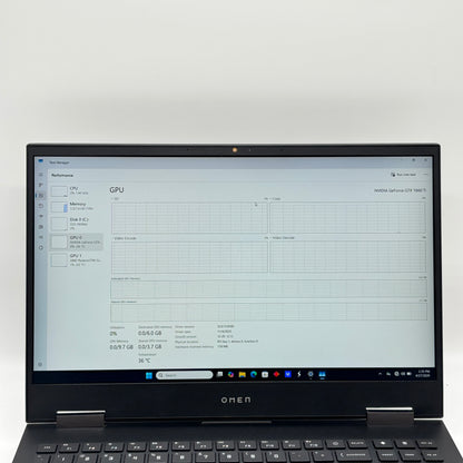 HP Omen 15-en0013dx Ryzen 7 4800H 2.9GHz 8GB RAM 512GB SSD GeForce GTX 1660 Ti
