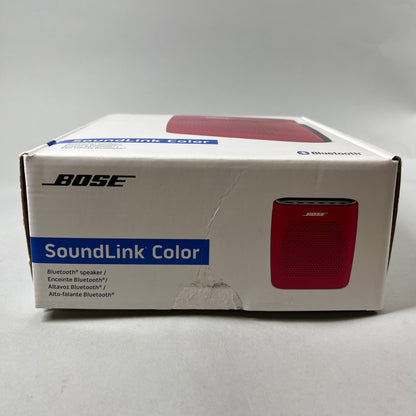 Bose Soundlink Color Wireless Portable Bluetooth Speaker Red 627840-1510