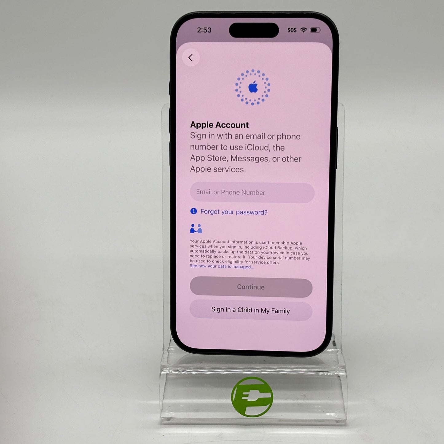 Unlocked Apple iPhone 15 Pro 256GB 26.1 Blue MTQV3LL/A