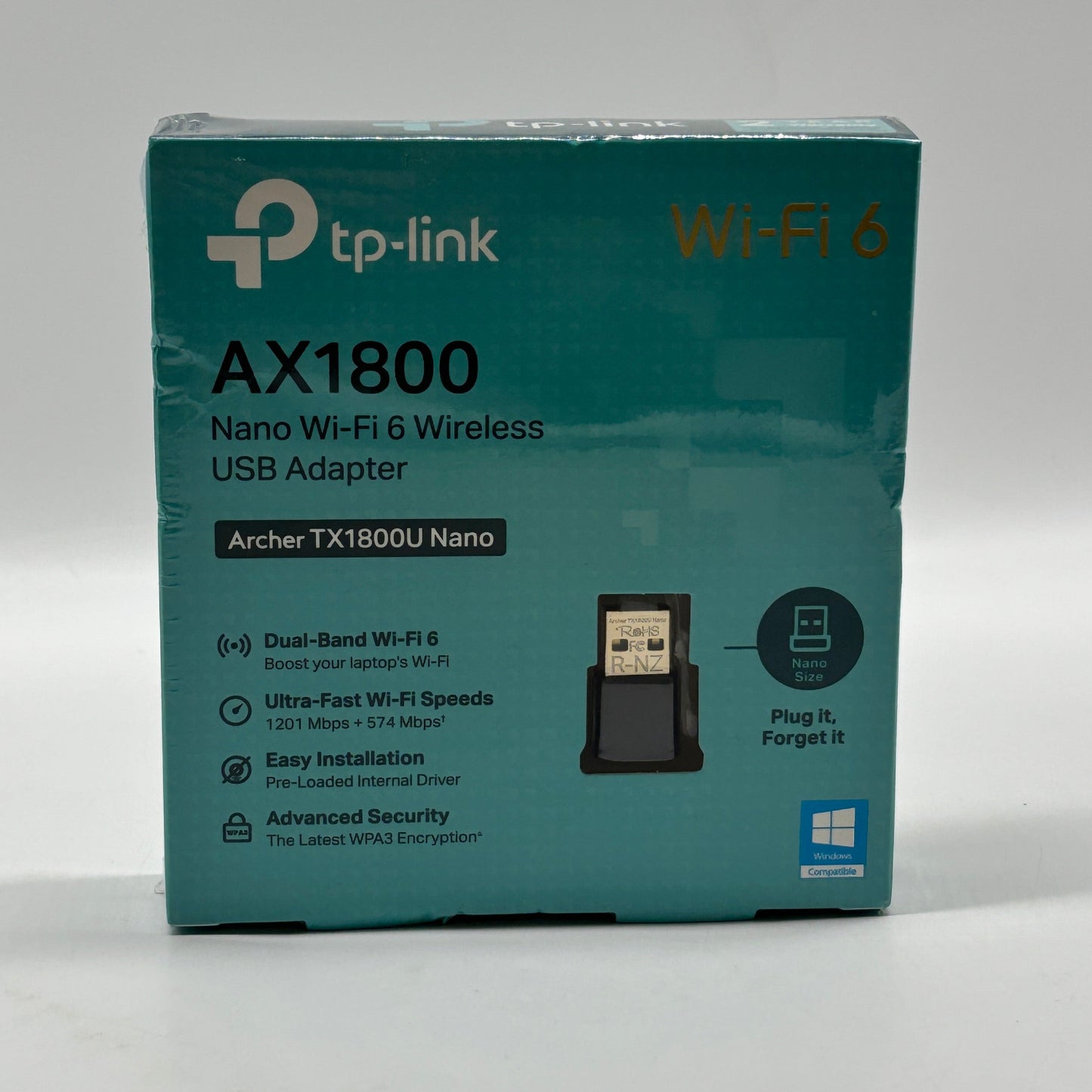 New TP-Link Archer TX1800U Nano Wi-Fi 6 Wireless USB Adapter AX1800
