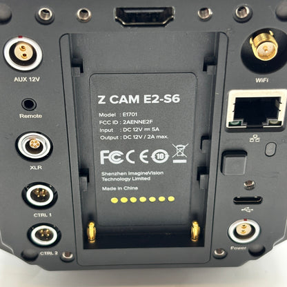 ZCam E2-S6 26MP 6K Cinema Camera E1701 Kit