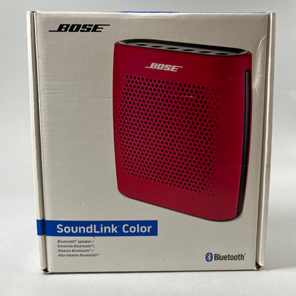 Bose Soundlink Color Wireless Portable Bluetooth Speaker Red 627840-1510