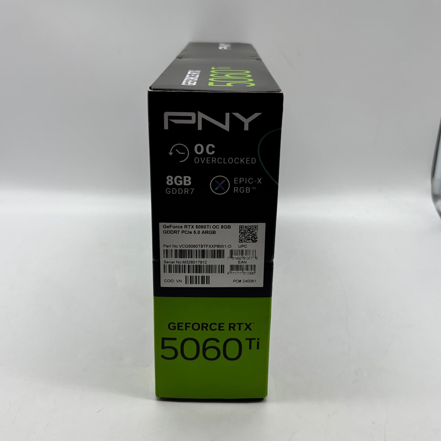 New PNY GeForce RTX 5060 Ti OC Overclocked 8GB GDDR7 Graphics Card 