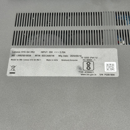 Lenovo V15 G4 IRU 15.6" i5-13420H 2.1GHz 16GB RAM 512GB SSD