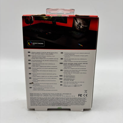 New Seagate 3.5" FireCuda 1TB USB-C HDD SRD0LF0