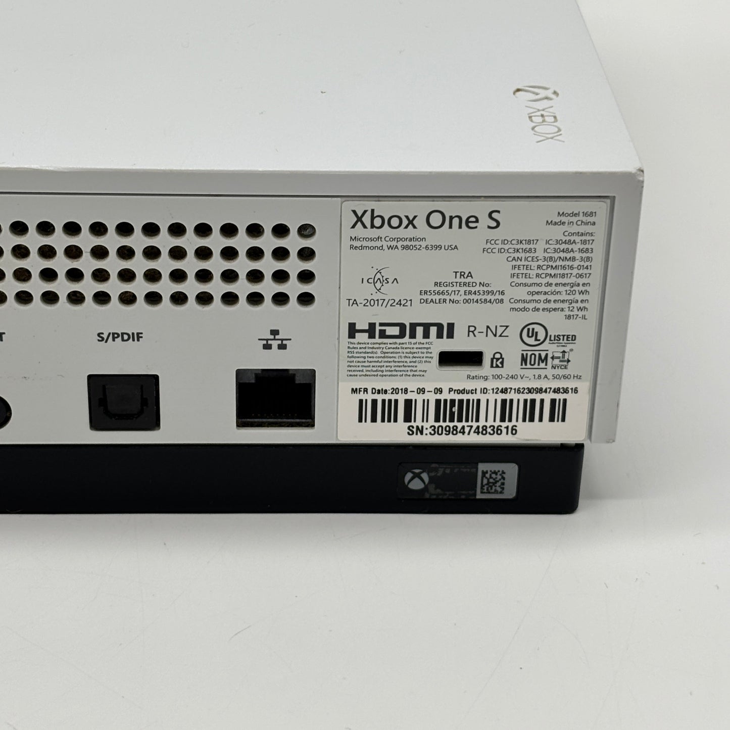 Microsoft Xbox One S 500GB Console Gaming System White 1681