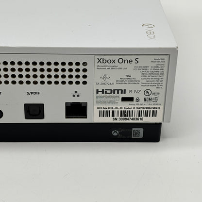 Microsoft Xbox One S 500GB Console Gaming System White 1681