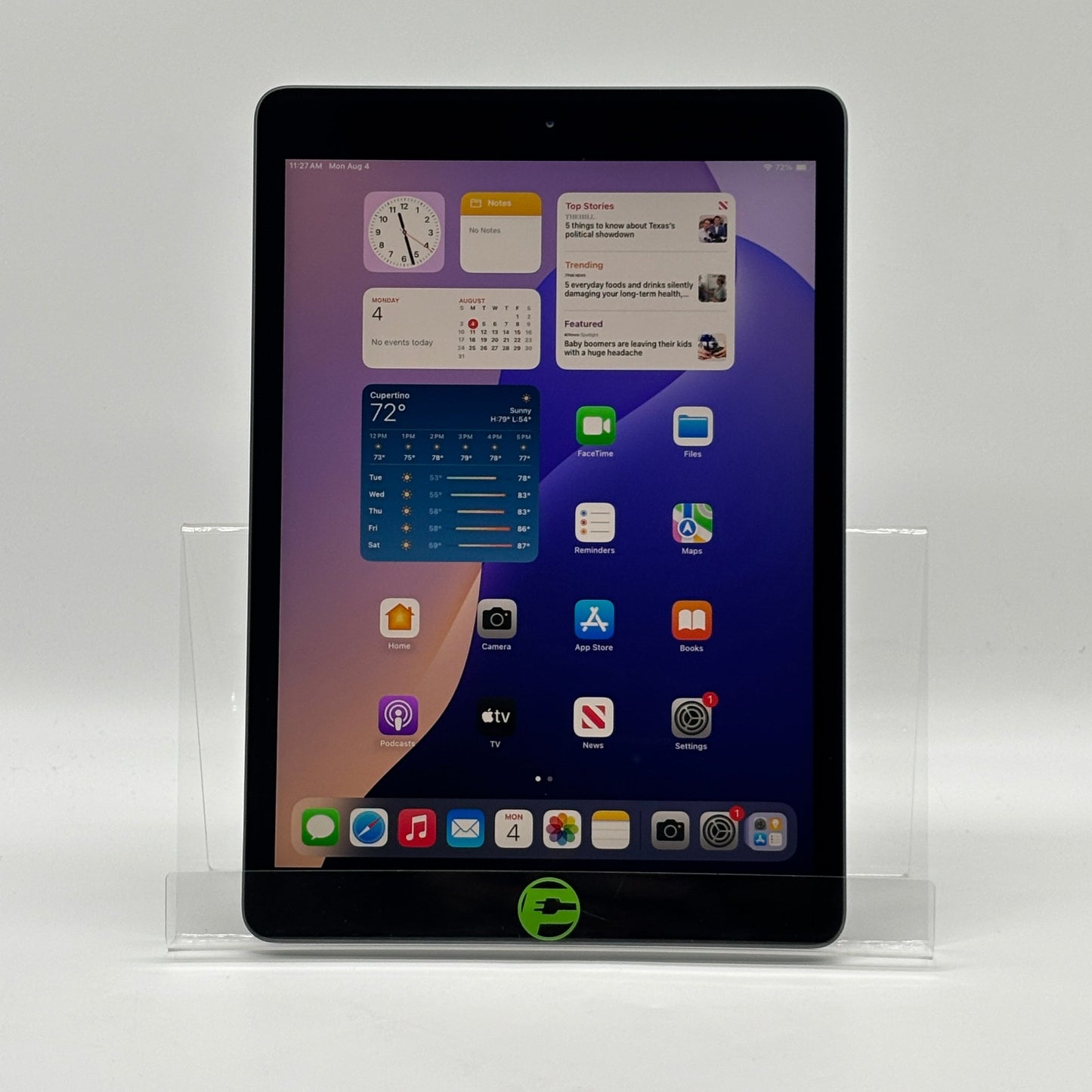WiFi Only Apple iPad 8th Gen 32GB SPACE GRAY MYL92LL/A