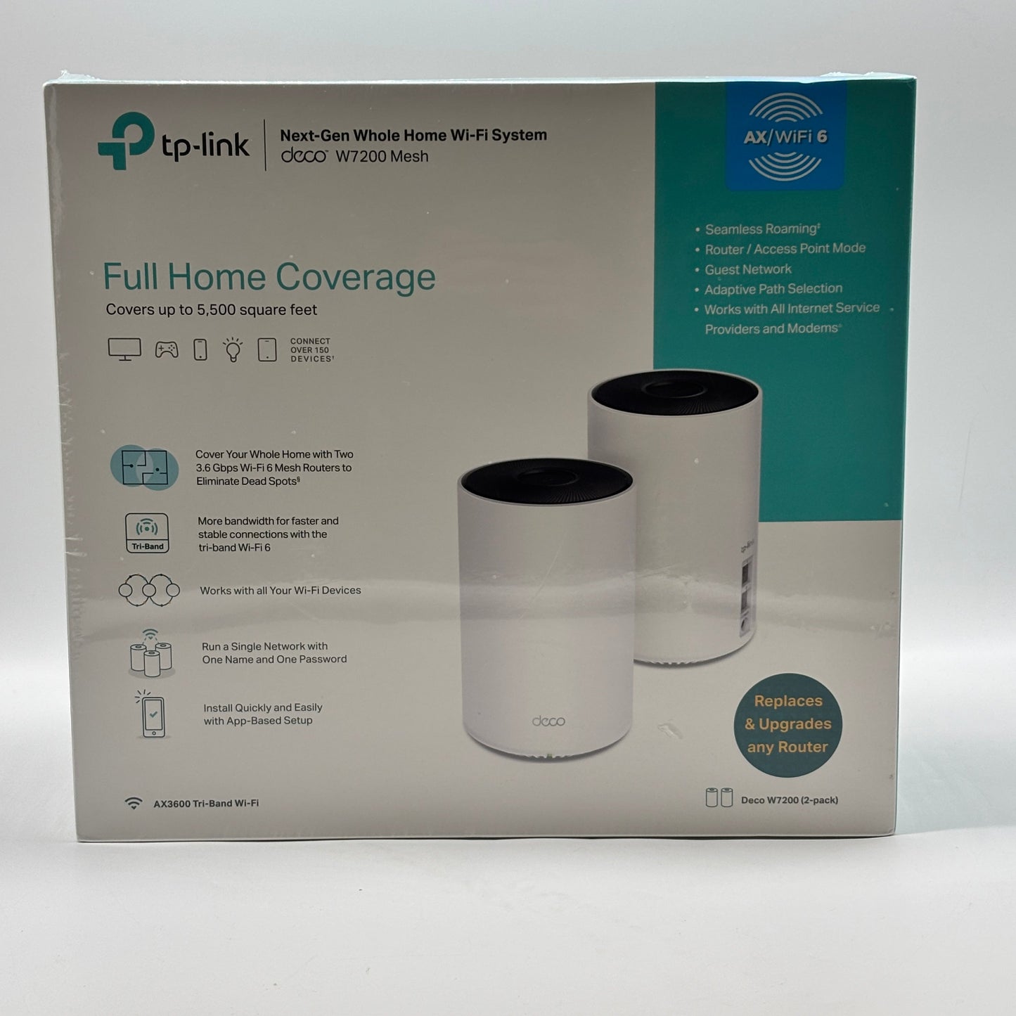 New tp-link W7200 Mesh Next-Gen Whole Home Wi-Fi System 2 Pack