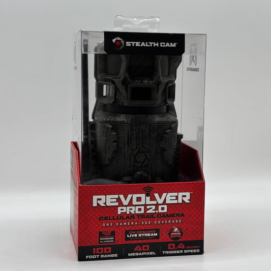 New Revolver Pro 2.0 360 Cellular Trail Camera STC-RVLRP2-W