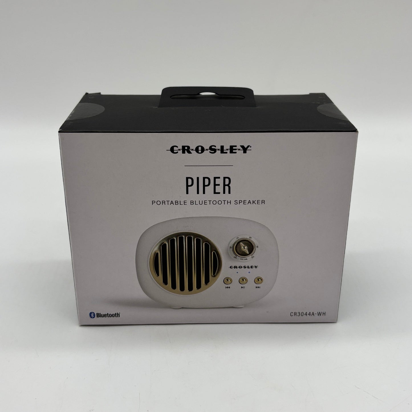 New Crosley Piper Portable Bluetooth Speaker White CR3044A-WH