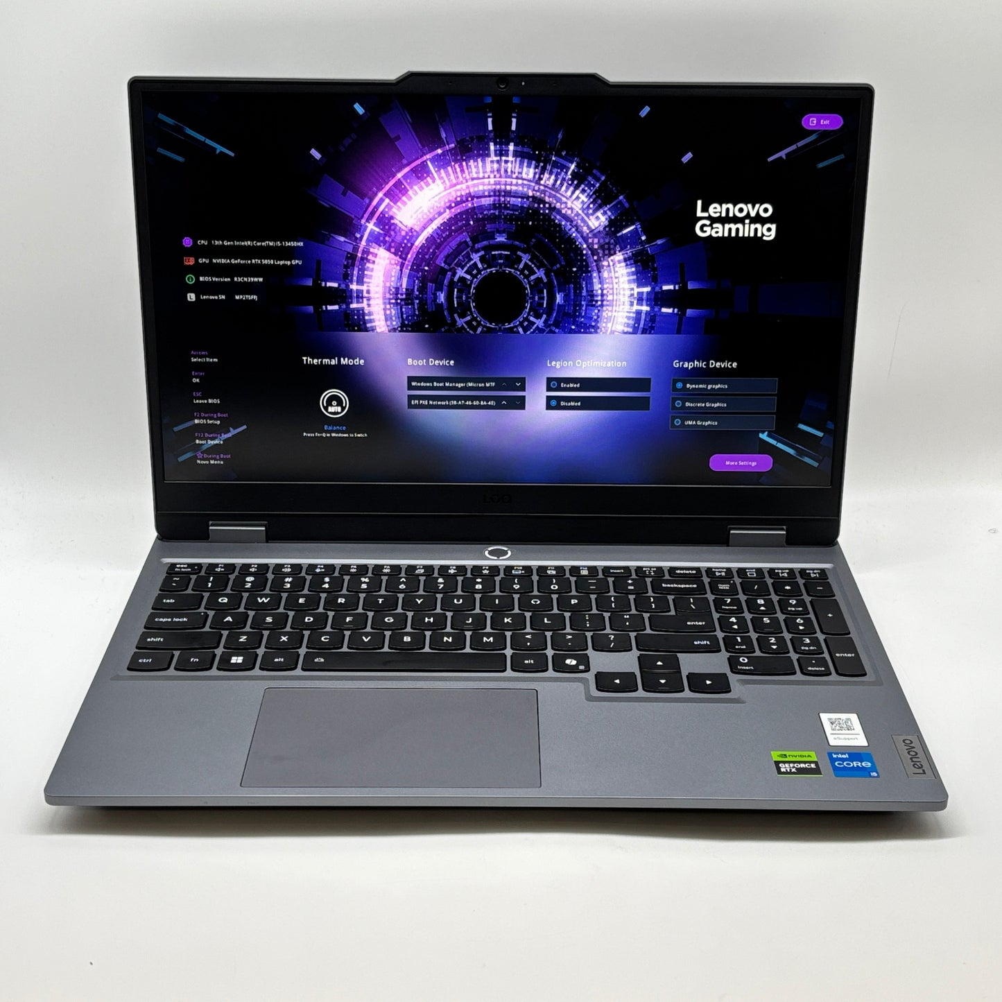 Lenovo LOQ 15IRX10 15.6" i5-13450HX 2.4GHz 16GB RAM 512GB SSD GeForce RTX 5050