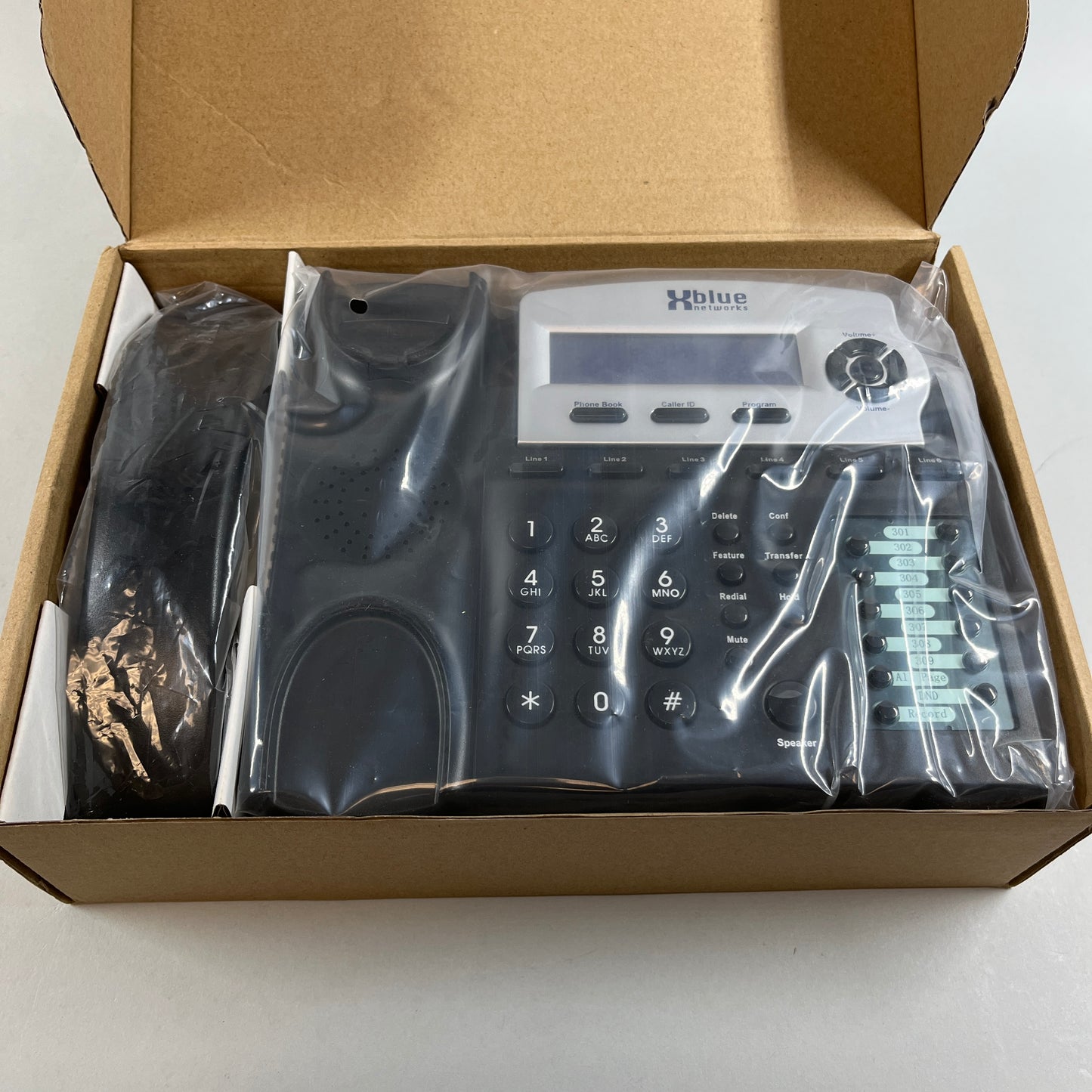 New XBLUE X16 Corded Office Phone XB 1670-00