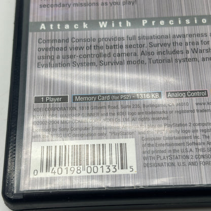 Naval Ops Commander (Sony PlayStation 2 PS2, 2004)