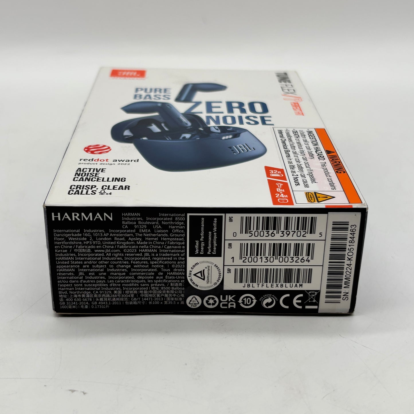 New JBL Tune Flex True Wireless Earbuds Blue JBLTUNEFLEX